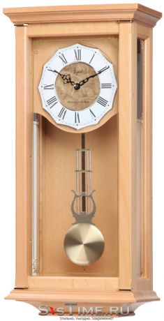Vostok Деревянные настенные интерьерные часы с маятником и боем Vostok Н-10651-4