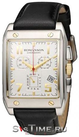 Romanson Мужские наручные часы Romanson TL 3217H MC(WH)BK