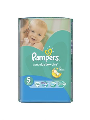 Pampers Подгузники Pampers Active Baby-Dry 11-18 кг, 5 размер, 16 шт