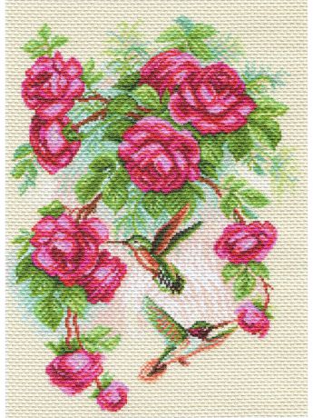 Матренин Посад Набор для вышивания "Розы и колибри"