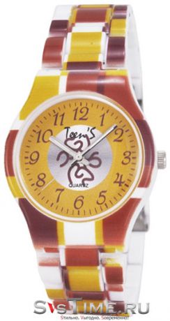Тик-Так Детские наручные часы Тик-Так H115-3 желто-коричневые