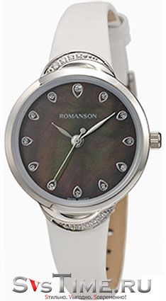 Romanson Женские наручные часы Romanson RL 4203Q LW(BK)WH