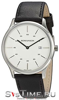 Romanson Мужские наручные часы Romanson TL 3218 MW(WH)BK