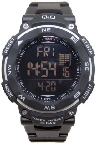 Q&Q Мужские японские электронные наручные часы Q&Q M124-003