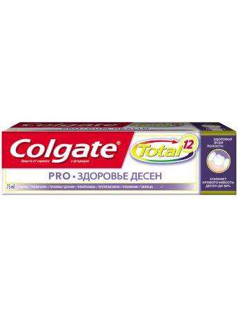 COLGATE Зубная паста TOTAL12 Pro-Здоровье десен 75мл