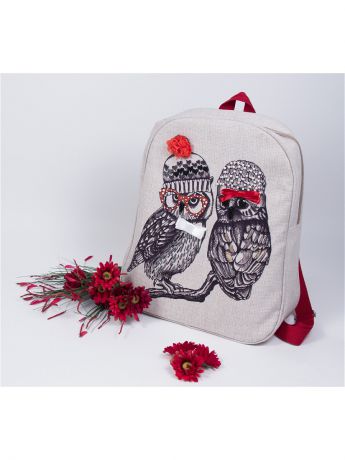 Матренин Посад Набор для шитья и вышивания текстильная сумка "Совушки-подружки"