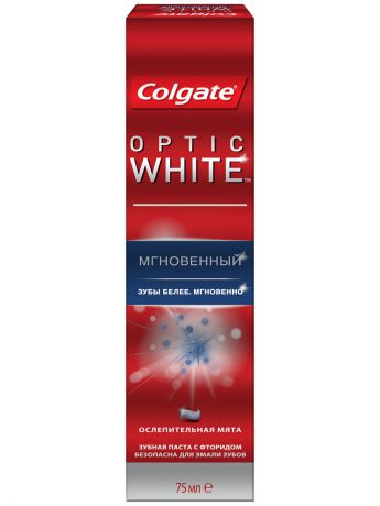 COLGATE Зубная паста Optic White мгновенный 75мл
