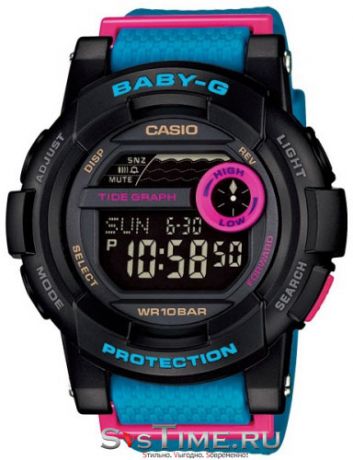 Casio Женские японские электронные наручные часы Casio BGD-180-2E