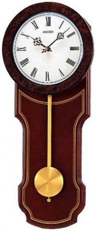 Seiko Деревянные настенные интерьерные часы Seiko QXC113B
