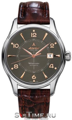 Atlantic Мужские швейцарские наручные часы Atlantic 52752.41.45R