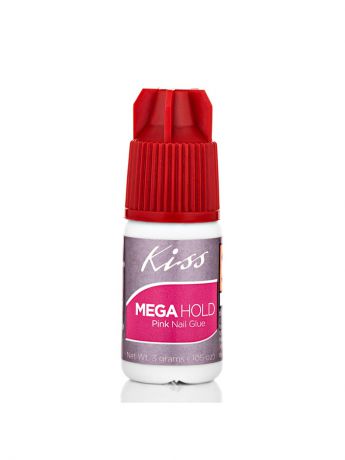 Kiss Клей для ногтей супер крепкий 3g Kiss Mega Hold Pink Nail Glue DGBGL03