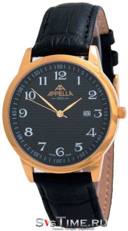 Appella Мужские швейцарские наручные часы Appella 4371-1014