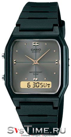 Casio Унисекс японские наручные часы Casio AW-48HE-8A