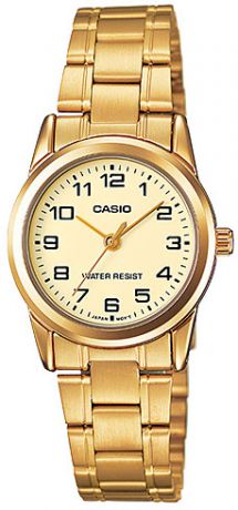 Casio Женские японские наручные часы Casio LTP-V001G-9B
