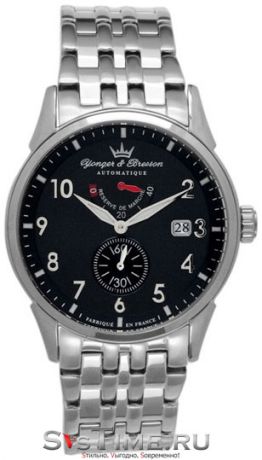 Yonger&Bresson Мужские французские наручные часы Yonger&Bresson YBH 8341-01 M