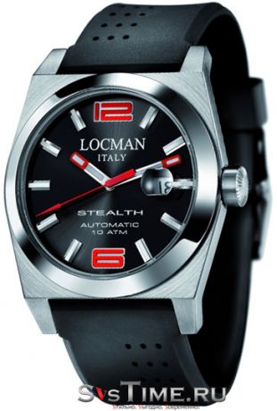 Locman Мужские итальянские наручные часы Locman 020500BKNRD0GOK