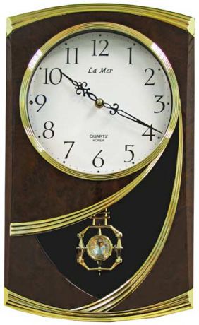La Mer Настенные интерьерные часы с маятником La Mer GE018001