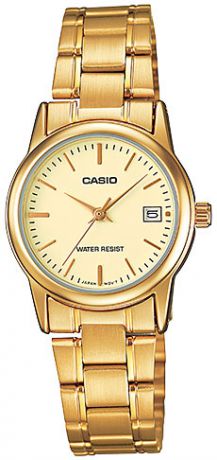 Casio Женские японские наручные часы Casio LTP-V002G-9A