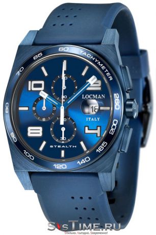 Locman Мужские итальянские наручные часы Locman 0209BLBBLWHWSIB