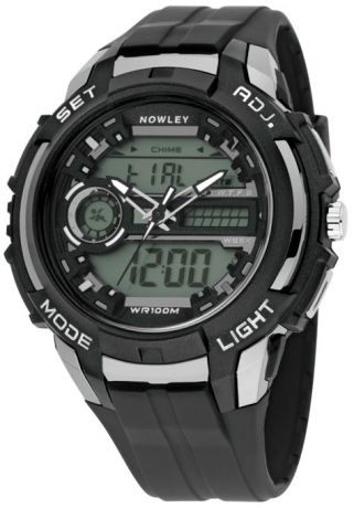 Nowley Мужские спортивные водонепроницаемые испанские наручные часы Nowley 8-6148-0-1