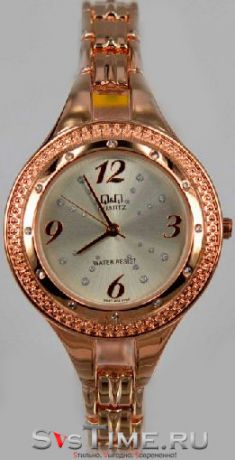 Q&Q Женские японские наручные часы Q&Q F487-804