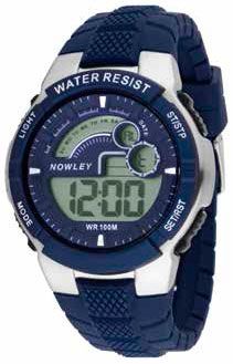 Nowley Мужские спортивные электронные водонепроницаемые испанские наручные часы Nowley 8-6156-0-1