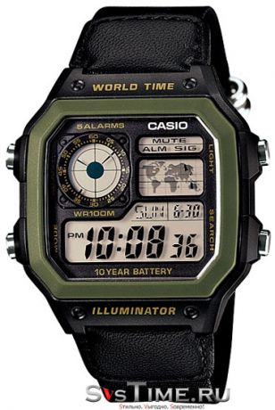 Casio Мужские японские наручные часы Casio AE-1200WHB-1B