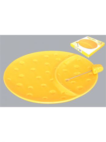 Elan Gallery Тарелка для сыра "Сыр"с вилкой