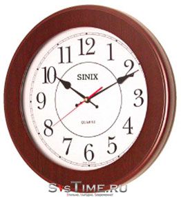 Sinix Настенные интерьерные часы Sinix 1068 WА