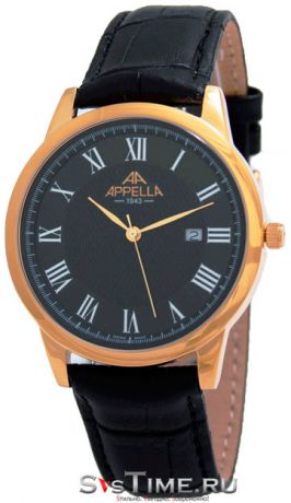 Appella Мужские швейцарские наручные часы Appella 4373-1014
