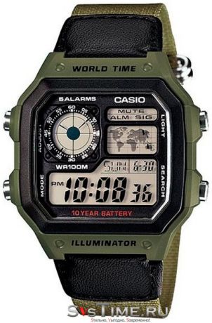 Casio Мужские японские наручные часы Casio AE-1200WHB-3B