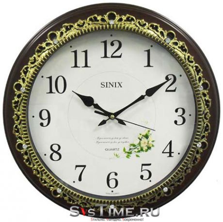 Sinix Настенные интерьерные часы Sinix 5090 G