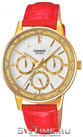 Casio Женские японские наручные часы Casio LTP-2087GL-4A