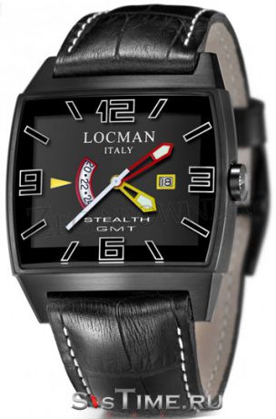 Locman Мужские итальянские наручные часы Locman 0300BKBKFYLRPSK
