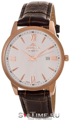 Appella Мужские швейцарские наручные часы Appella 4375-4011