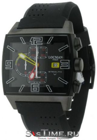 Locman Мужские итальянские наручные часы Locman 0301BKBKFYR0SIK