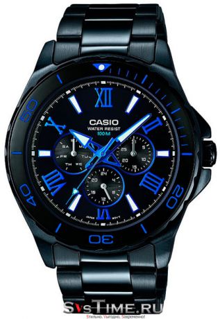 Casio Мужские японские наручные часы Casio MTD-1075BK-1A2