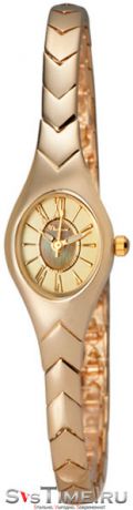 Platinor Женские золотые наручные часы Platinor 70660.420