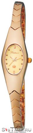 Platinor Женские золотые наручные часы Platinor 78550.401