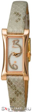 Platinor Женские золотые наручные часы Platinor 91750.328