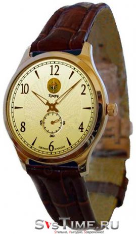 Континент Мужские золотые российские наручные часы Континент 102.4.1064 Gold