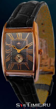Континент Мужские золотые российские наручные часы Континент 101.3.1064 Gold