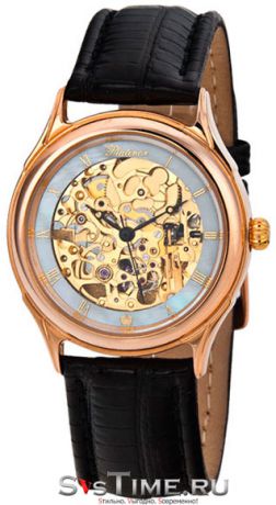 Platinor Мужские золотые наручные часы Platinor 41950.356