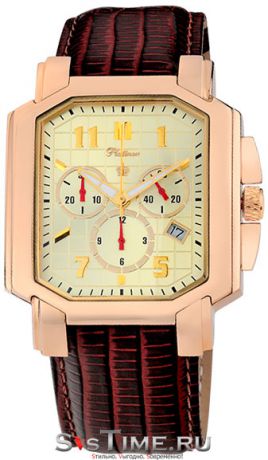 Platinor Мужские золотые наручные часы Platinor 40650.412
