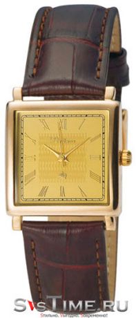 Platinor Мужские золотые наручные часы Platinor 57550.421