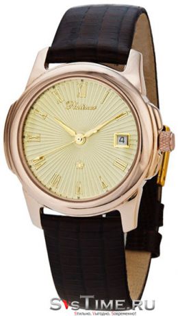 Platinor Мужские золотые наручные часы Platinor 41250.421