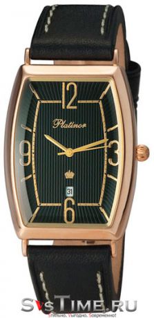 Platinor Мужские золотые наручные часы Platinor 54050.510