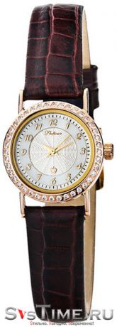 Platinor Женские золотые наручные часы Platinor 98156.210