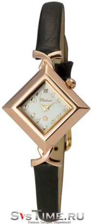 Platinor Женские золотые наручные часы Platinor 43950.305