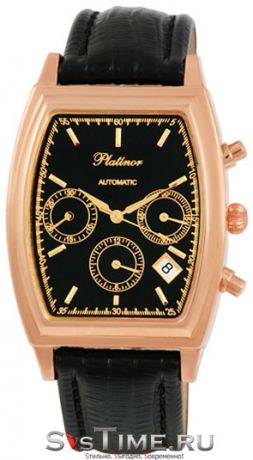 Platinor Мужские золотые наручные часы Platinor 55550.503